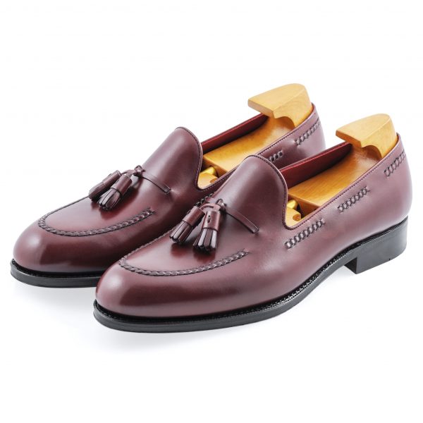 burgendy calf tassel main