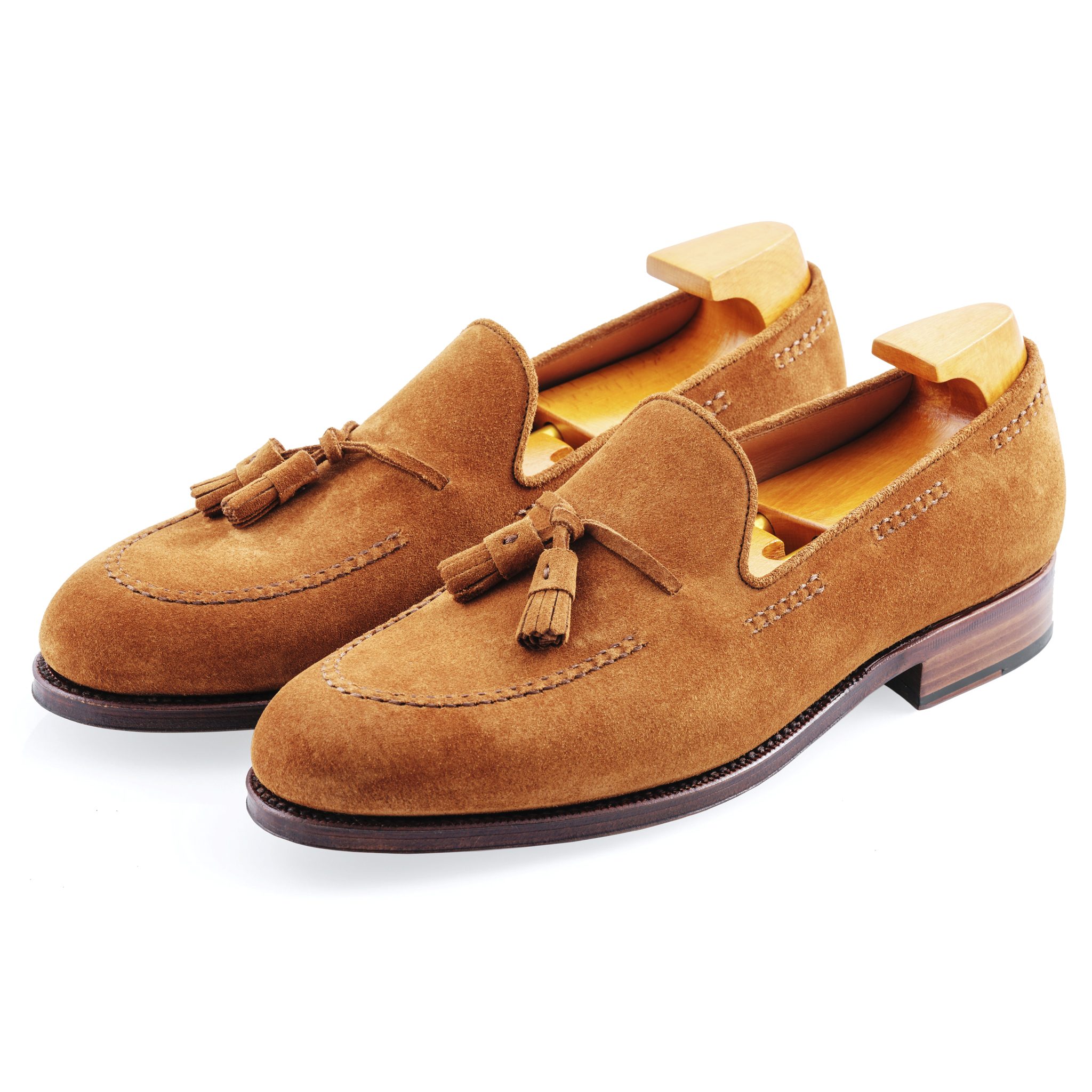 Light Brown Suede Tassel Loafer