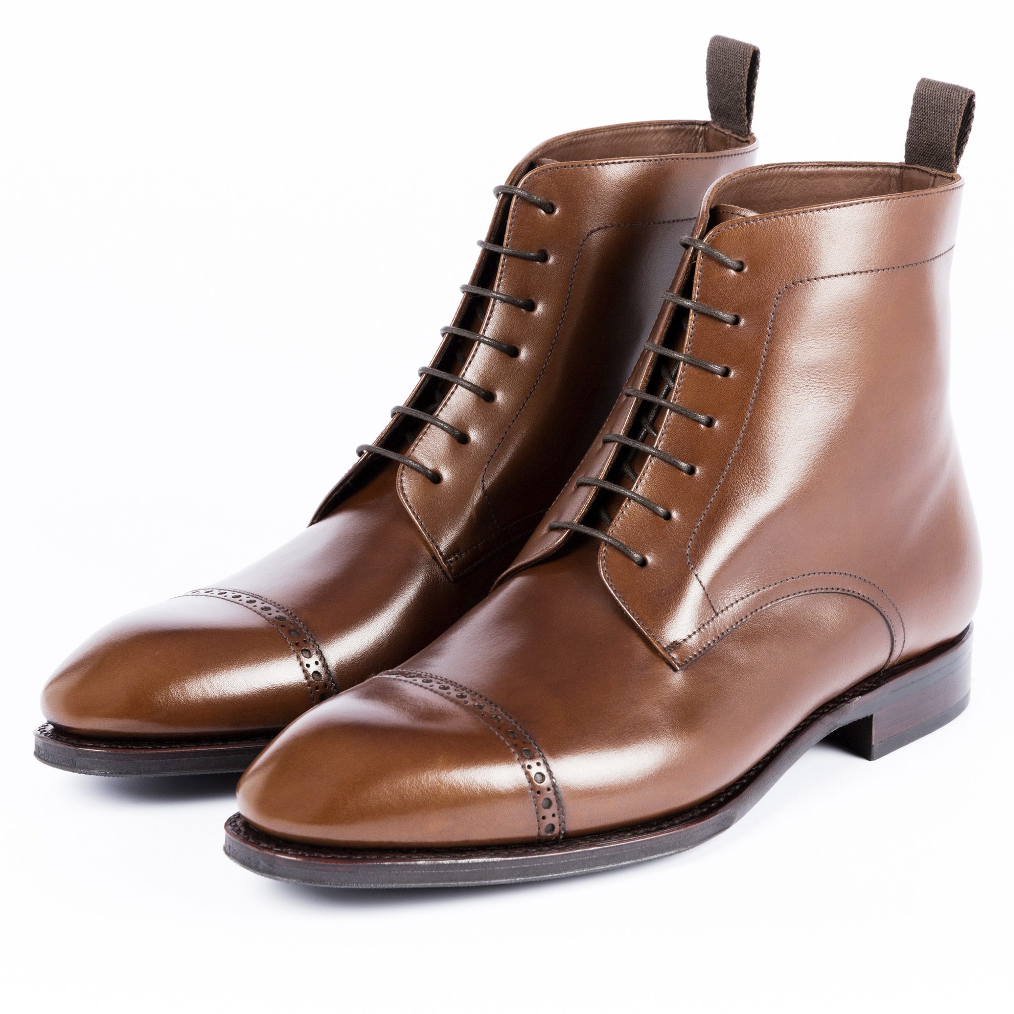 Brown Punched Toe Boot – www.koblur.com