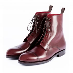 Burgundy Lace Up main