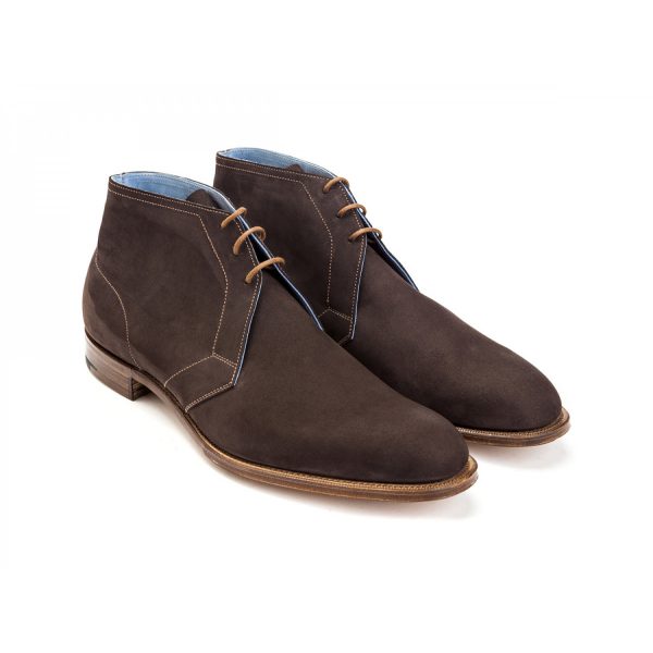 Chocolate Nubuck chukka Boot - Image 3