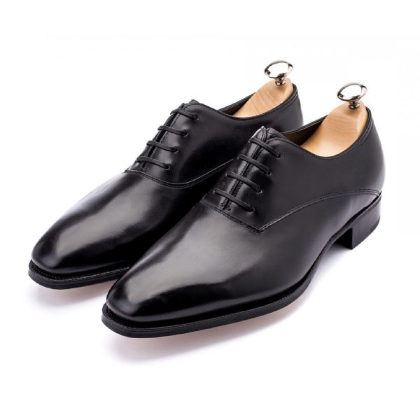 Black Plain Toe Oxford