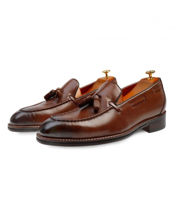 brown tassel dual tone