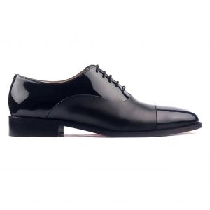 Black Patent and calf oxford