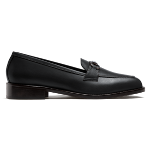 Black Horsebit buckle Loafer